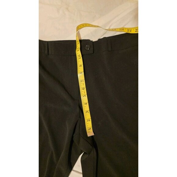 Fashion Bug Trousers 22WP 22 Petite Black Academia Preppy Office NWT 40wx26L VTG - Picture 10 of 10
